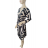 Šaty elegantný dlhý rukáv icecool dámske (S/M ONE SIZE) TALIANSKA MODA IMM23M6150-1/DU -   čierna
 -   S / M