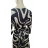 Šaty elegantný dlhý rukáv icecool dámske (S/M ONE SIZE) TALIANSKA MODA IMM23M6150-1/DU -   čierna
 -   S / M