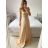 Šaty spoločenské dlhé na ramienka carmen dámske (S/M ONE SIZE) TALIANSKA MÓDA IMPBB23B23687