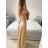 Šaty spoločenské dlhé na ramienka carmen dámske (S/M ONE SIZE) TALIANSKA MÓDA IMPBB23B23687