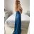 Šaty spoločenské dlhé na ramienka carmen dámske (S/M ONE SIZE) TALIANSKA MÓDA IMPBB23B23687