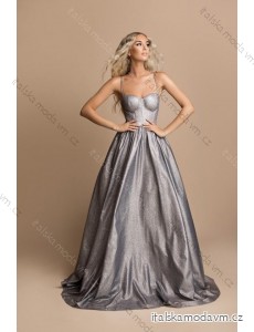 Šaty elegantné dlhé na ramienka dámske (SL) FRANCÚZSKA MÓDA FMPEL23HM2332