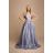 Šaty elegantní dlouhé na ramínka dámské (S-L) FRANCOUZSKÁ MÓDA FMPEL23HM2332-1 svetlo modrá M