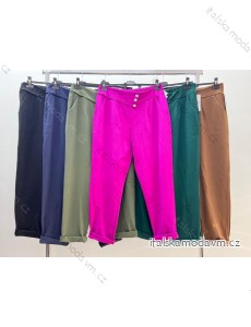 Nohavice strečové dámske nadrozmer (2XL/3XL ONE SIZE) TALIANSKA MóDA IM424049