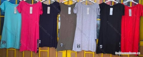 Šaty letní krátký rukáv dámské (S/M/L ONE SIZE) ITALSKá MóDA IMD21684