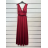 Šaty dlhé spoločenské na ramienka dámske (S/M ONE SIZE) TALIANSKA MÓDA IMPSH245192 Čierna S/M