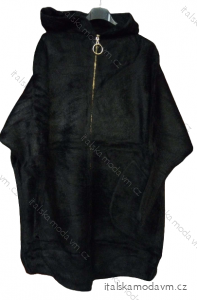 Kabát jesenná na zip alpaka dámsky (S/M/L ONE SIZE) TALIANSKA MÓDA IMWC223350/DUR