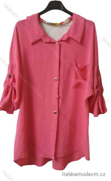 Košele / Blúzka dlhý rukáv dámska (L/XL ONE SIZE) TALIANSKÁ MÓDA IMWA217869/DR