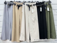 Nohavice s opaskom dlhé dámske (S/M/L ONE SIZE) TALIANSKA MÓDA IMWCP24093