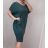 Šaty oversize krátký rukáv dámské nadrozměr (4XL/5XL ONE SIZE) ITALSKÁ MÓDA IM424EDITA
