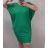 Šaty oversize krátký rukáv dámské nadrozměr (4XL/5XL ONE SIZE) ITALSKÁ MÓDA IM424EDITA