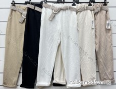 Nohavice dlhé s opaskom dámske (S/M/L ONE SIZE) TALIANSKA MÓDA IMWCP24124