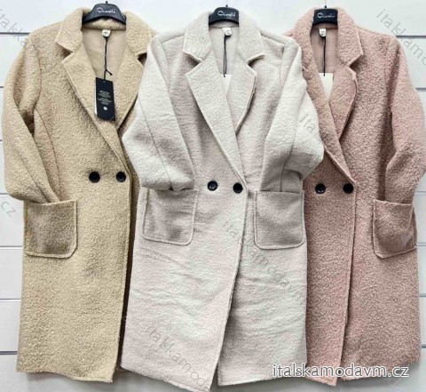 Kabát dlhý rukáv dámsky (S/M ONE SIZE) TALIANSKA MÓDA IMWCP24138