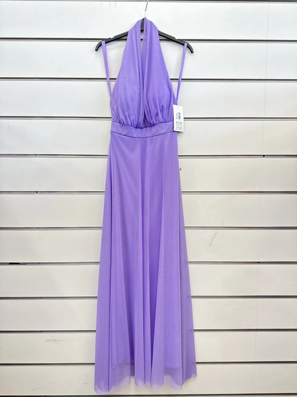 Šaty dlouhé elegantní bez rukávu dámské (S/M ONE SIZE) ITALSKÁ MÓDA IMPSH2420019 fialová S / M