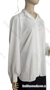 Košeľa elegantní dlhý rukáv dámska (M/L ONE SIZE) TALIANSKA MODA IM724004/DUR