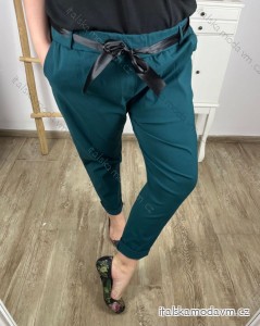 Kalhoty strečové dámské nadrozměr (54/56/58 ONE SIZE) ITALSKá MóDA IM424048
