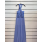 Šaty dlouhé společenské bez rukávu dámské (S/M ONE SIZE) ITALSKÁ MÓDA IMPSH2450106 světle modrá S/M