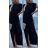 Šaty dlouhé elegantní bez rukávu dámské (S/M ONE SIZE) ITALSKÁ MÓDA IMWGS241026/DUR -   Černá -   S/M