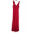 Šaty na ramínka elegantní dámské (S/M ONE SIZE) ITALSKÁ MÓDA IMWAA24002/DUR -   červená -   S/M