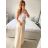 Nohavice dlhé dámske (S/M/L ONE SIZE) TALIANSKA MÓDA IMWAD24033/DU -   šedá -   M / L
