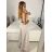 Kalhoty dlouhé oversize elegantní s páskem dámské (S/M/L ONE SIZE) ITALSKá MODA IM3244008/DU -   Černá -   M/L
