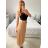 Sukně dlouhá skládaná s páskem dámská (S/M/L ONE SIZE) ITALSKá MóDA IM324050