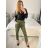 Košile saténová dlouhý rukáv dámské (S/M/L ONE SIZE) ITALSKá MóDA IM322560/DR M/L červená