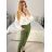 Košile saténová dlouhý rukáv dámské (S/M/L ONE SIZE) ITALSKá MóDA IM322560/DR M/L červená
