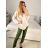 Košile saténová dlouhý rukáv dámské (S/M/L ONE SIZE) ITALSKá MóDA IM322560/DR M/L červená