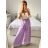 Nohavice dlhé dámske (S/M/L ONE SIZE) TALIANSKA MÓDA IMWAD24033/DU -   šedá -   M / L