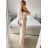 Nohavice dlhé dámske (S/M/L ONE SIZE) TALIANSKA MÓDA IMWAD24033/DU -   šedá -   M / L