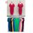Šaty elegantní krátký rukáv dámské nadrozměr (3XL/4XL/5XL ONE SIZE) ITALSKá MóDA IM424220
