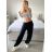 Nohavice aladinky haremky letné dámske (S/M ONE SIZE) TALIANSKA MÓDA IMPLI241515/DU