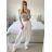 Nohavice aladinky haremky letné dámske (S/M ONE SIZE) TALIANSKA MÓDA IMPLI241515/DU