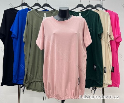 Tunika krátky rukáv dámska nadrozmer (54/56/58 ONE SIZE) TALIANSKA MóDA IM424326