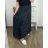 Sukňa dlhá  dámska (L/XL/2XL ONE SIZE) TALIANSKA MÓDA IM424JUDITA/DR XL/2XL čierna