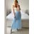 Sukně dlouhá maxi dámská (S/M ONE SIZE) ITALSKÁ MÓDA IM4242758