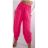 Kalhoty letní dlouhé oversize dámské ELENA (S/M ONE SIZE) ITALSKÁ MÓDA IMD24130