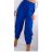 Kalhoty letní dlouhé oversize dámské ELENA (S/M ONE SIZE) ITALSKÁ MÓDA IMD24130