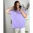 Tunika krátky rukáv dámska nadrozmer (3XL/4XL ONE SIZE) TALIANSKA MÓDA IMWQ24101/DR 3XL / 4XL biela