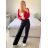 Sako dlhý rukáv dámske (S/M ONE SIZE) TALIANSKA MÓDA IMPLP2386440090/DU S/M čierna