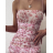 Šaty krátké letní elegantní na ramínka dámské (S/M ONE SIZE) ITALSKÁ MÓDA IMPMD2433865