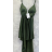 Šaty dlhé elegantné na ramienka dámske (S/M ONE SIZE) TALIANSKA MÓDA IMPMD247821