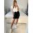 Tunika krátký rukáv dámská (S/M ONE SIZE) ITALSKá MODA IM724005/DUR -   béžová -   S/M
