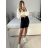 Košeľa elegantní dlhý rukáv dámska (M/L ONE SIZE) TALIANSKA MODA IM724004/DUR -   čierna
 -   M / L