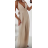 Overal dlhý elegantný na ramienka dámsky (S/M ONE SIZE) TALIANSKA MÓDA IMPMD2412660LS