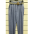 Nohavice dlhé letné s opaskom dámske (S/M ONE SIZE) TALIANSKA MÓDA IMPSH242310