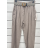 Nohavice dlhé letné s opaskom dámske (S/M ONE SIZE) TALIANSKA MÓDA IMPSH242310