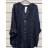 Tunika oversize 3/4 dlouhý rukáv dámská (S/M ONE SIZE) ITALSKÁ MÓDA IMPSH24084a