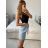 Kraťasy šortky letné dámske (S/M ONE SIZE) TALIANSKA MÓDA IMD23353